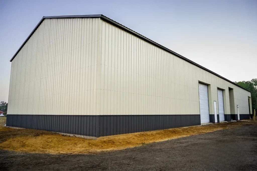 Red-Iron Frame, Sheeting & Trim